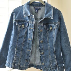 Charter Club Blue Denim Jacket Size S Petite
